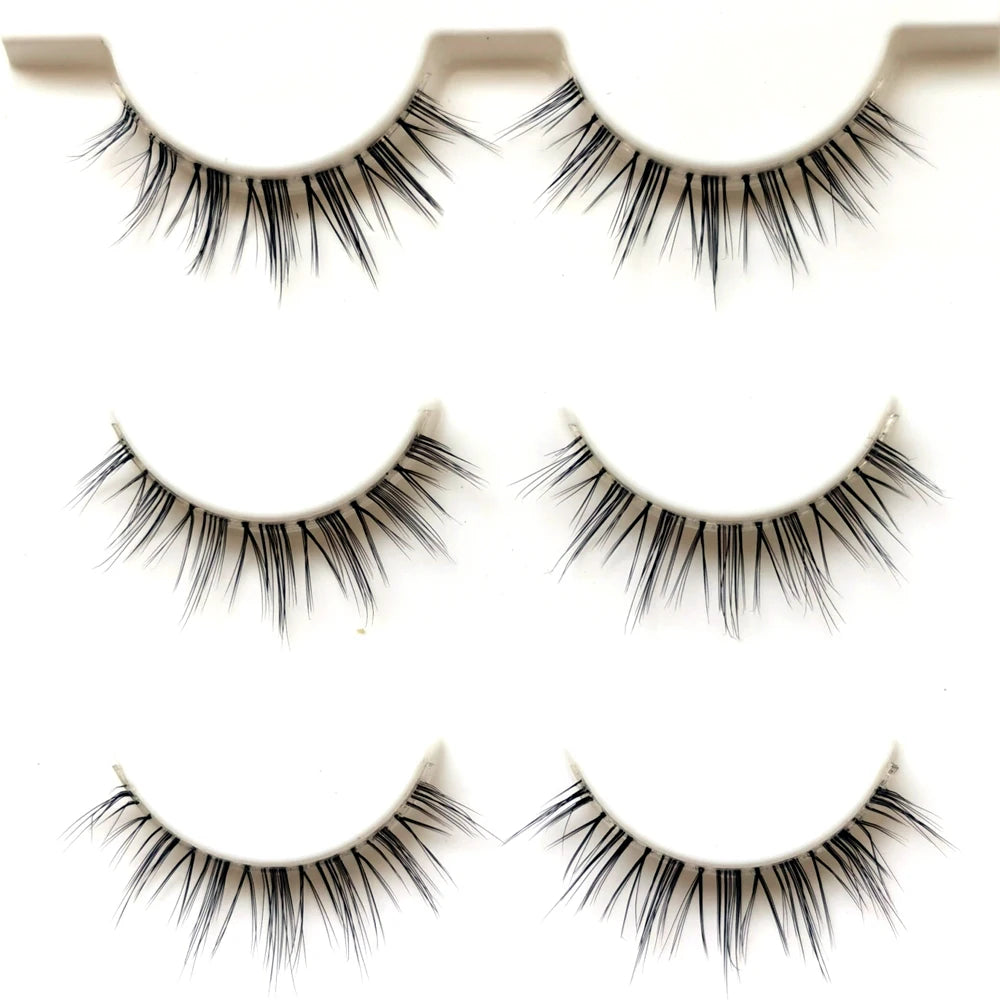 Natural False Eyelashes for a Discreet Look