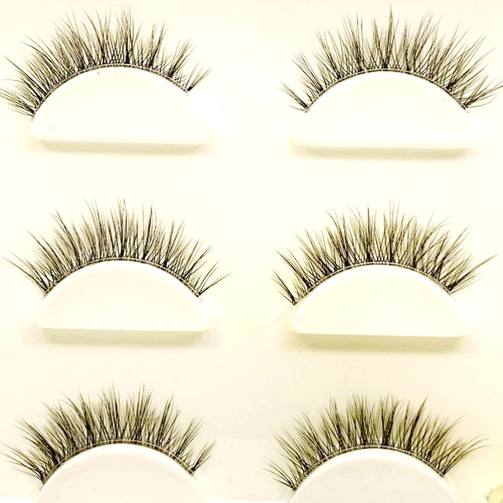 Natural False Eyelashes for a Discreet Look