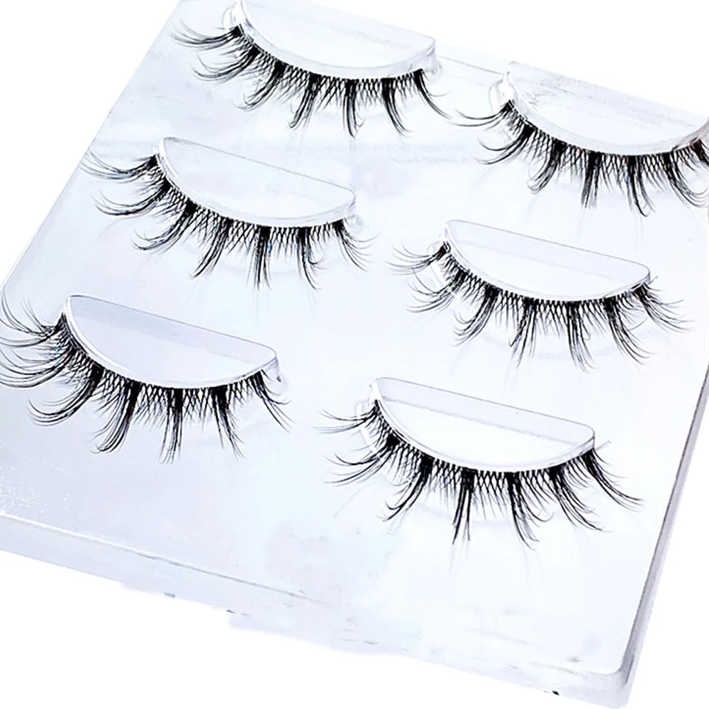 Natural False Eyelashes for a Discreet Look