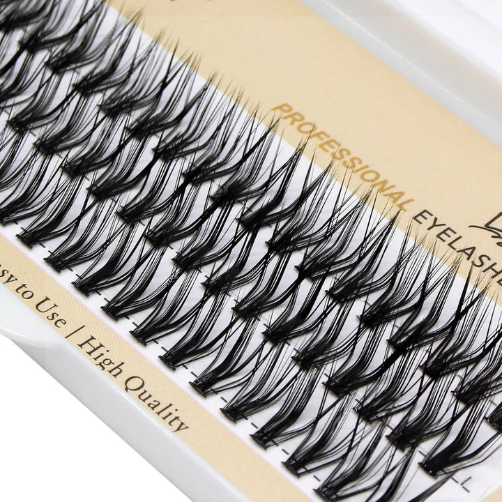 Individual False Eyelashes In Cluster