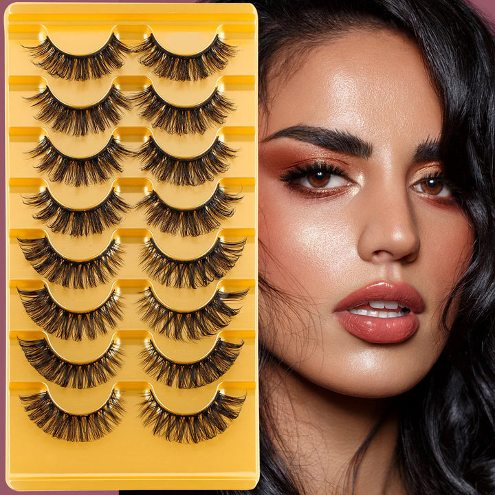 Long Natural False Eyelashes