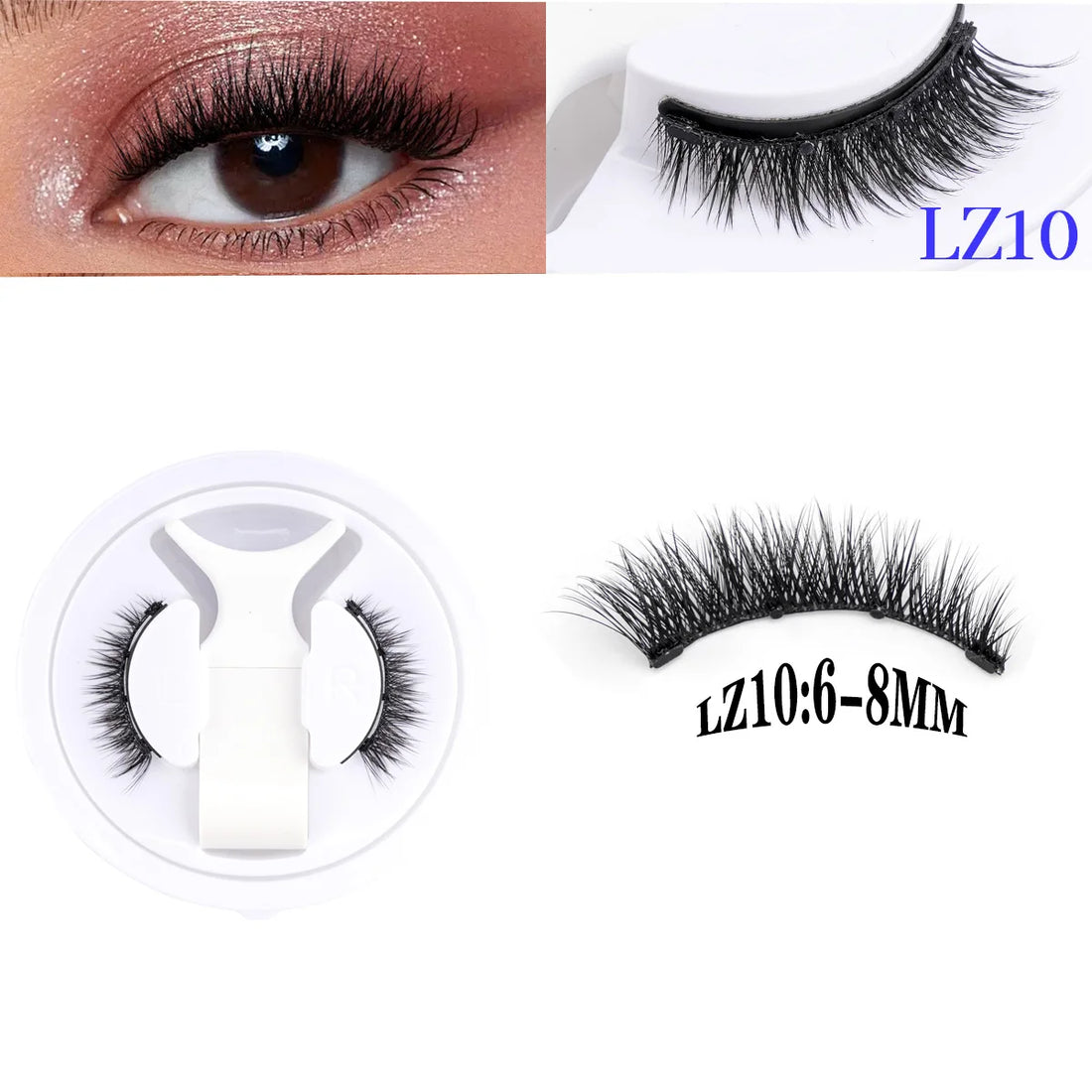 Premium Magnetic False Eyelashes "Magnetic Muse"