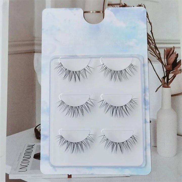 Natural Crossed False Eyelashes