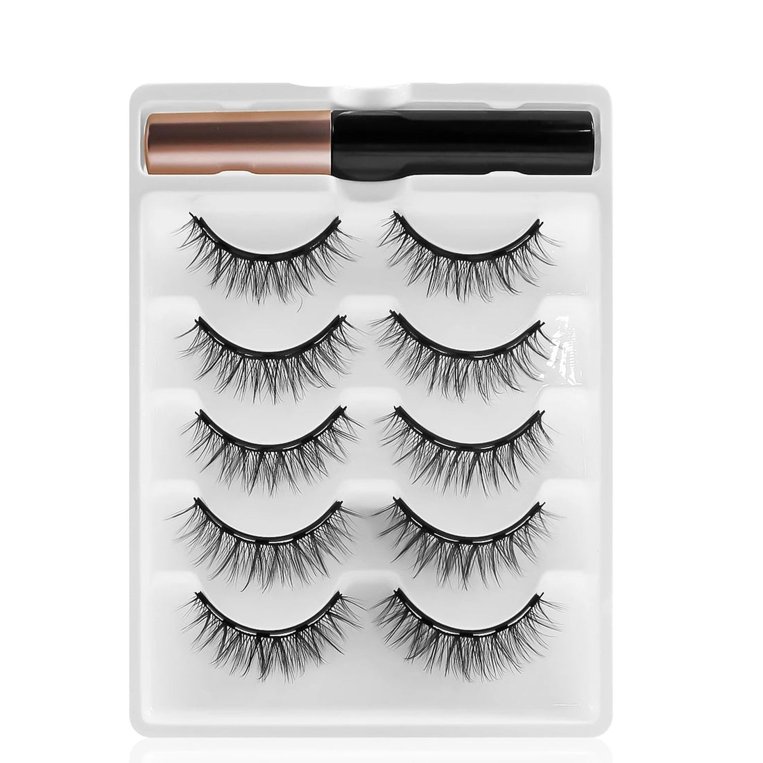 False Eyelashes with Reusable Magnetic Eyeliner