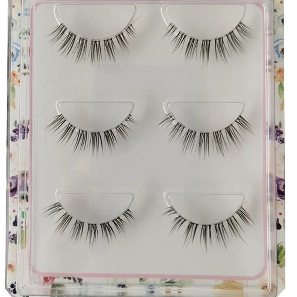 Natural False Eyelashes for a Discreet Look