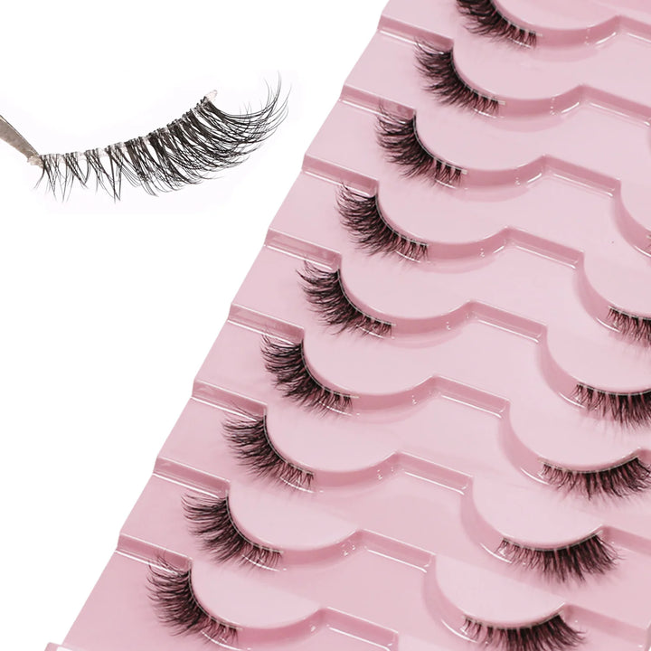 Natural False Eyelashes Soft and Light Effect