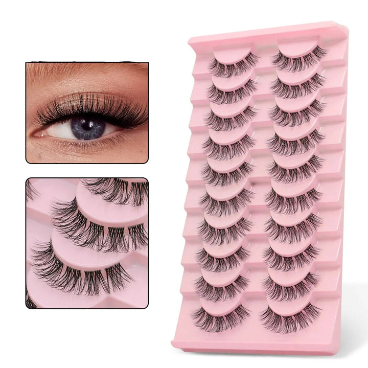 Natural False Eyelashes Manga Effect