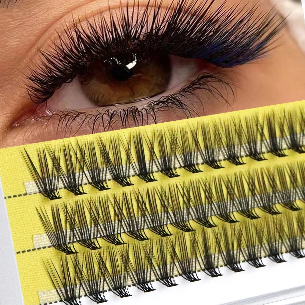 Deep Black Individual False Eyelashes