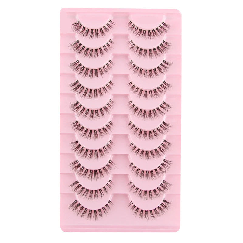 Natural False Eyelashes "Sweeping Allure"