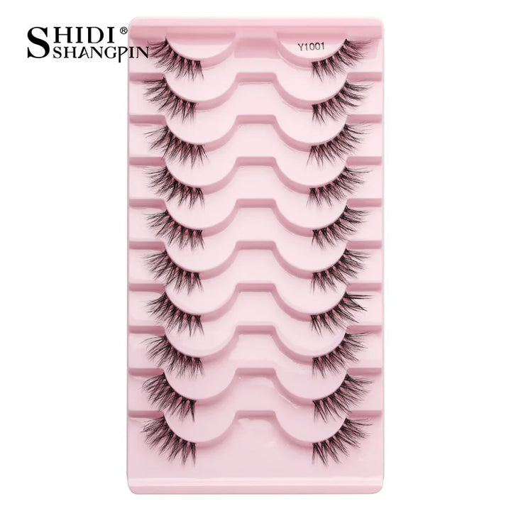 Natural False Eyelashes "Sweeping Allure"