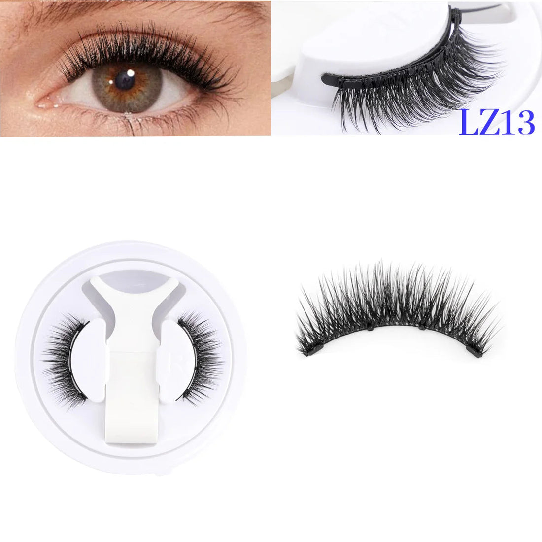 Premium Magnetic False Eyelashes "Magnetic Muse"