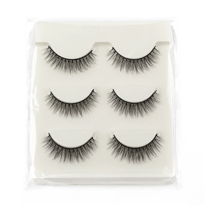 Russian Volume False Eyelashes "Nightfall Drama"