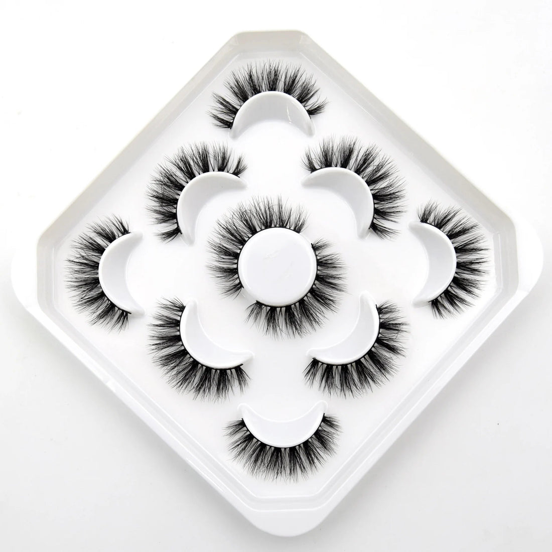 Russian Volume False Eyelashes "Midnight Glow"