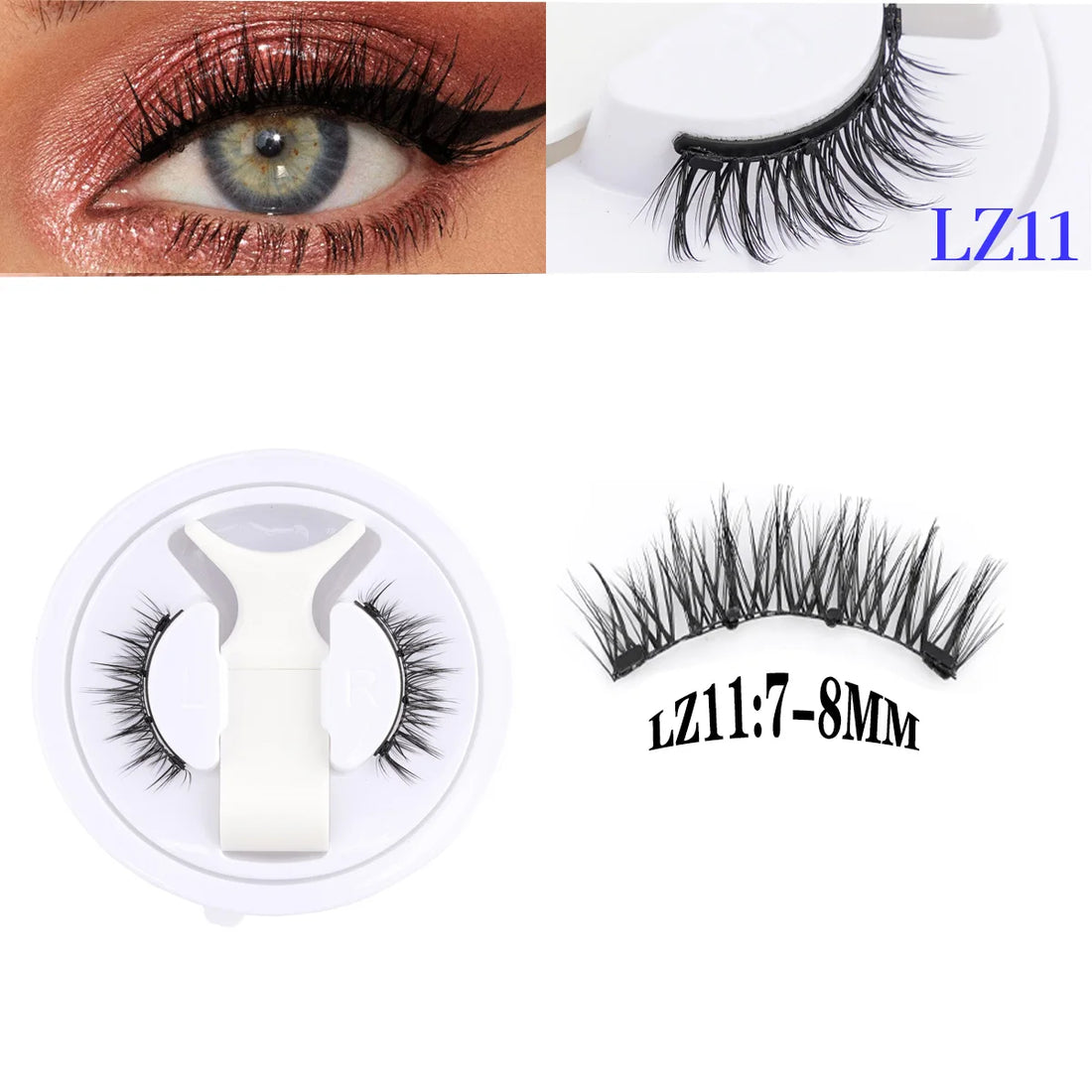 Premium Magnetic False Eyelashes "Magnetic Muse"