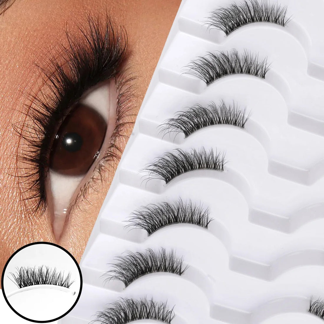 Natural Whisper Natural False Eyelashes