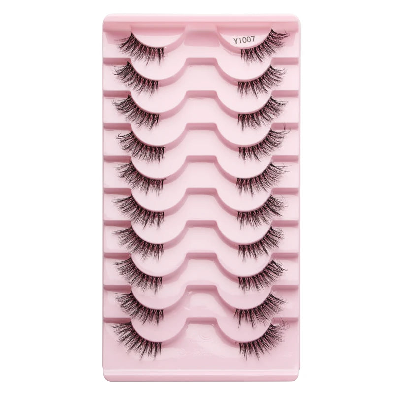 Natural False Eyelashes "Sweeping Allure"