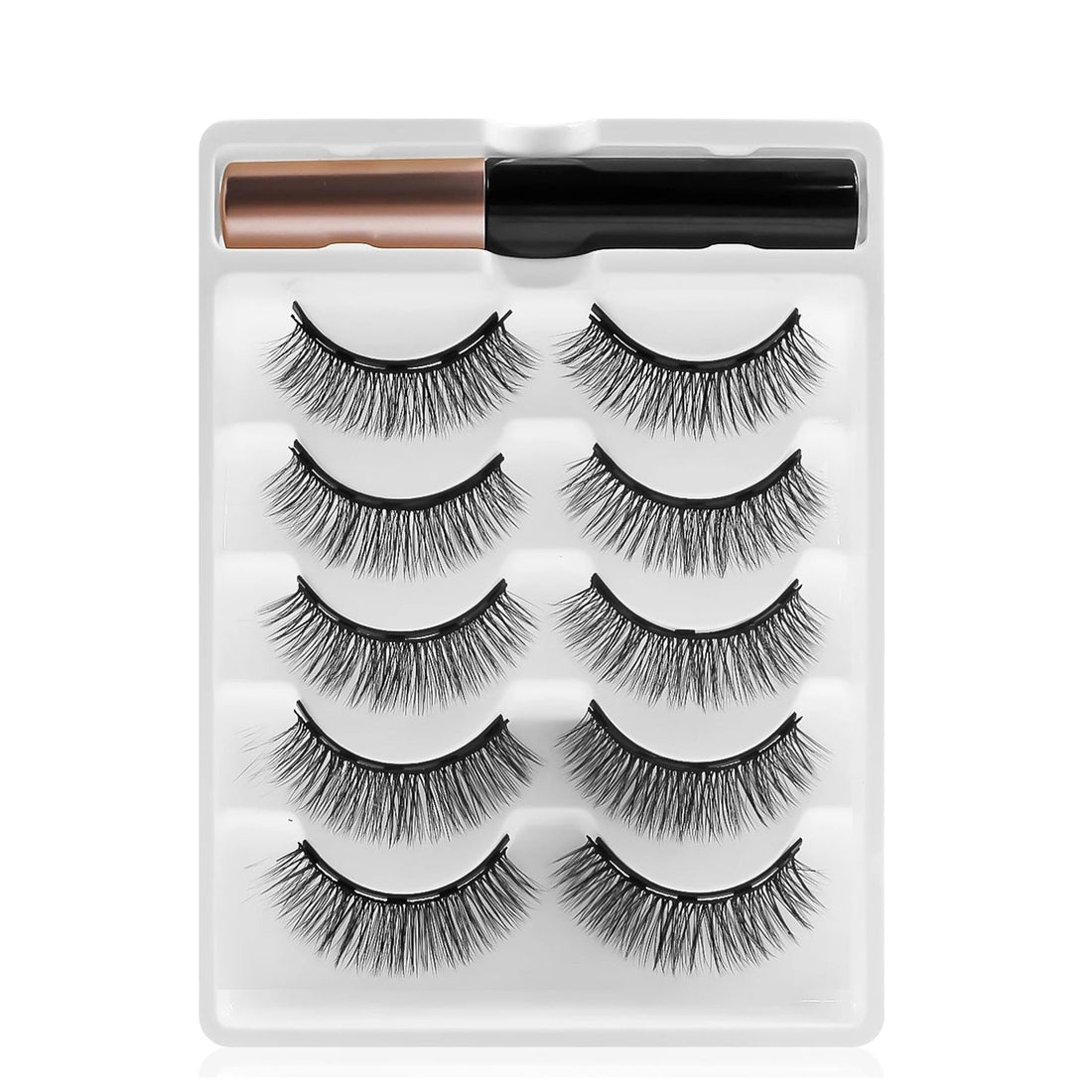 False Eyelashes with Reusable Magnetic Eyeliner