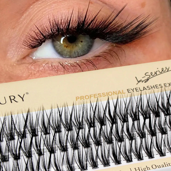 Individual False Eyelashes In Cluster