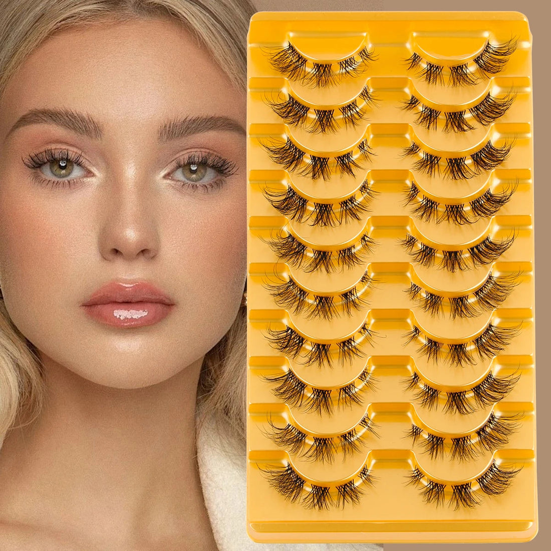 Natural Soft and Thin False Eyelashes