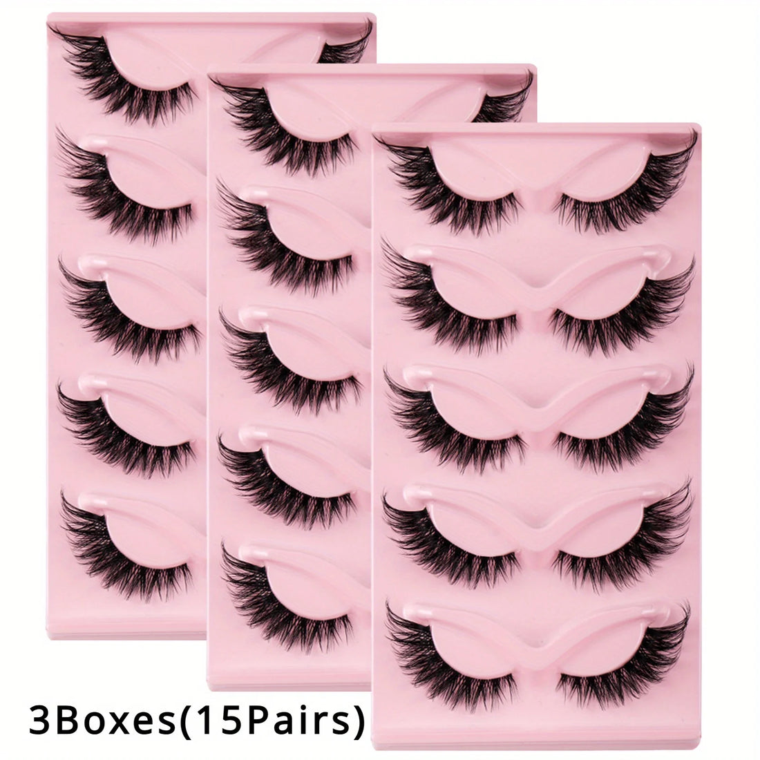 Russian Volume False Eyelashes for Cat Eyes