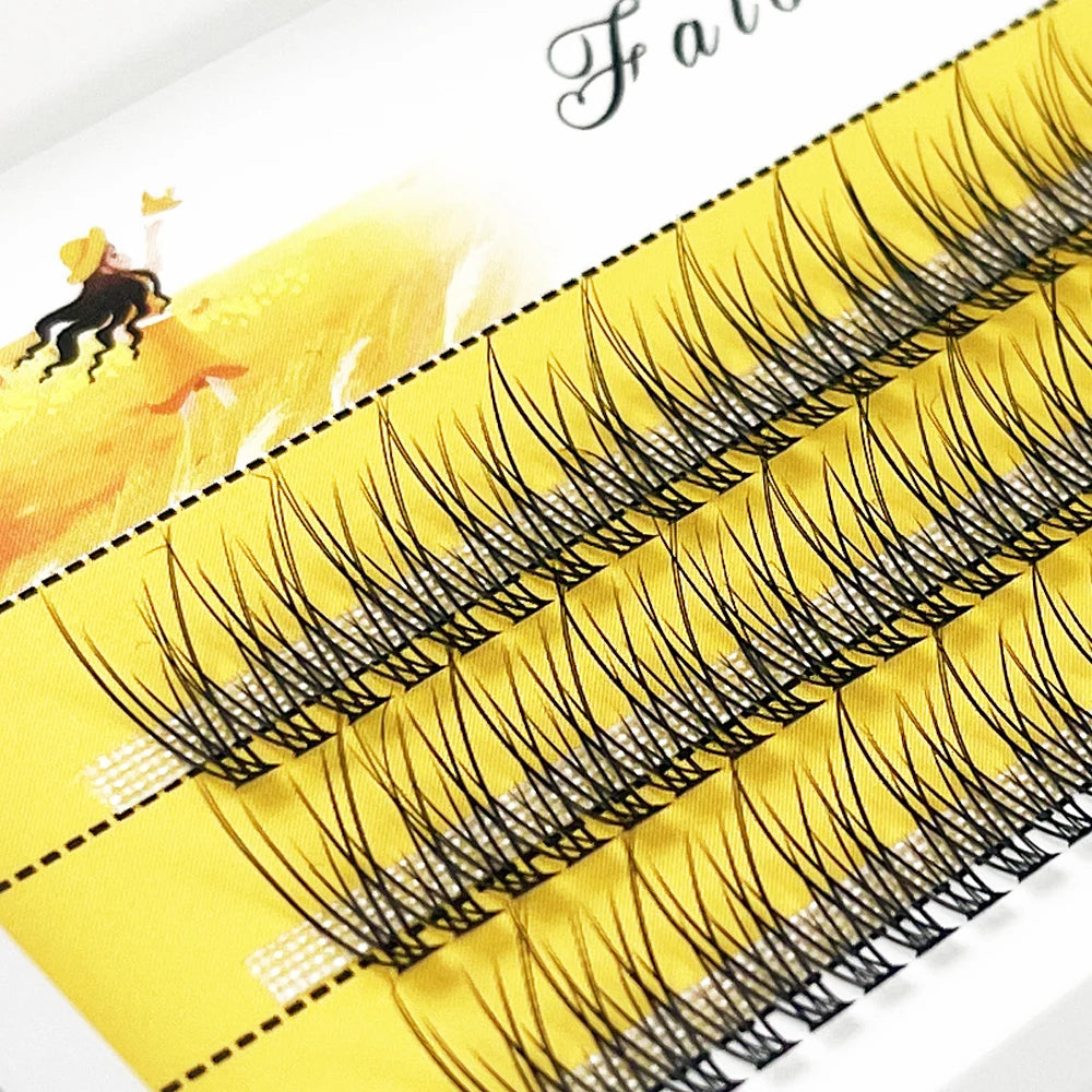 Deep Black Individual False Eyelashes