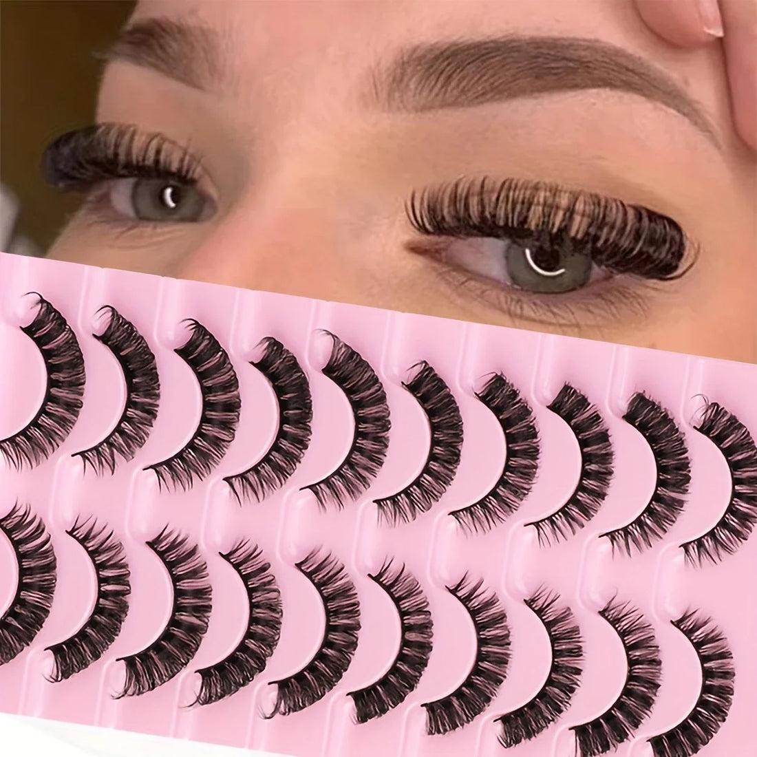 Faux Cils Volume Russe pour Soirée et Événements