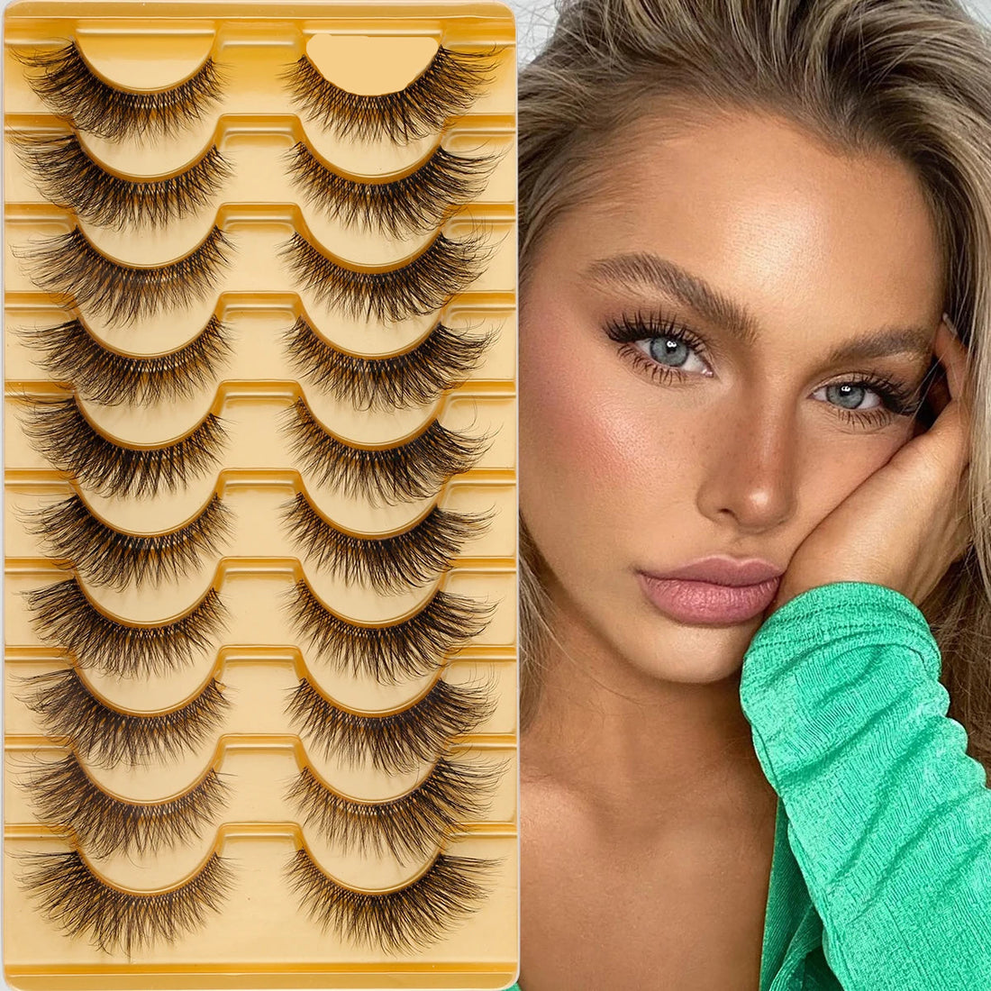 Thick Natural False Eyelashes