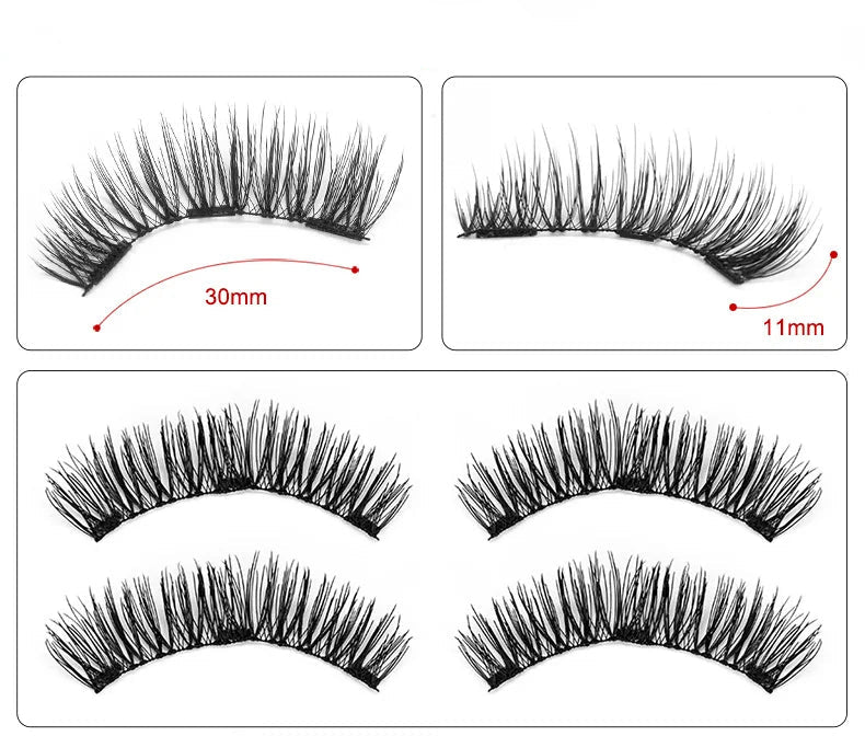 Natural Magnetic False Eyelashes